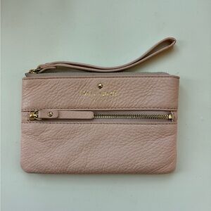 Kate Spade Blush Leather Wristlet